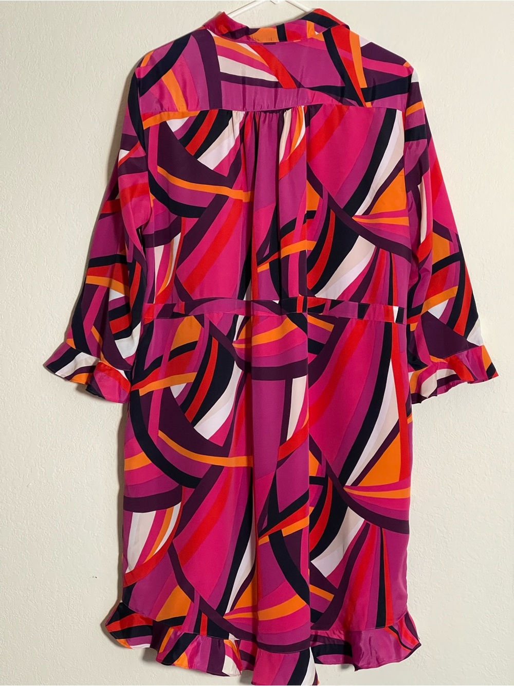 Trina Turk Nat Geometric Shirtdress Size XL - Picture 6 of 16